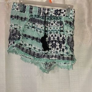 Teal shorts
